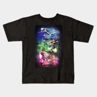 The Destiny Island Trio Stars (Kingdom Hearts) Kids T-Shirt